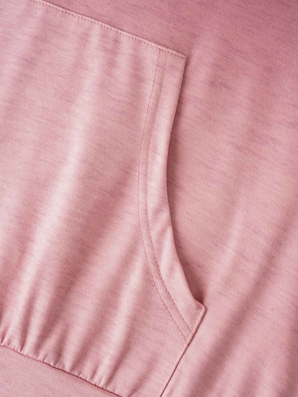 Ombre Pocket Drawstring Hooded Sweatshirt