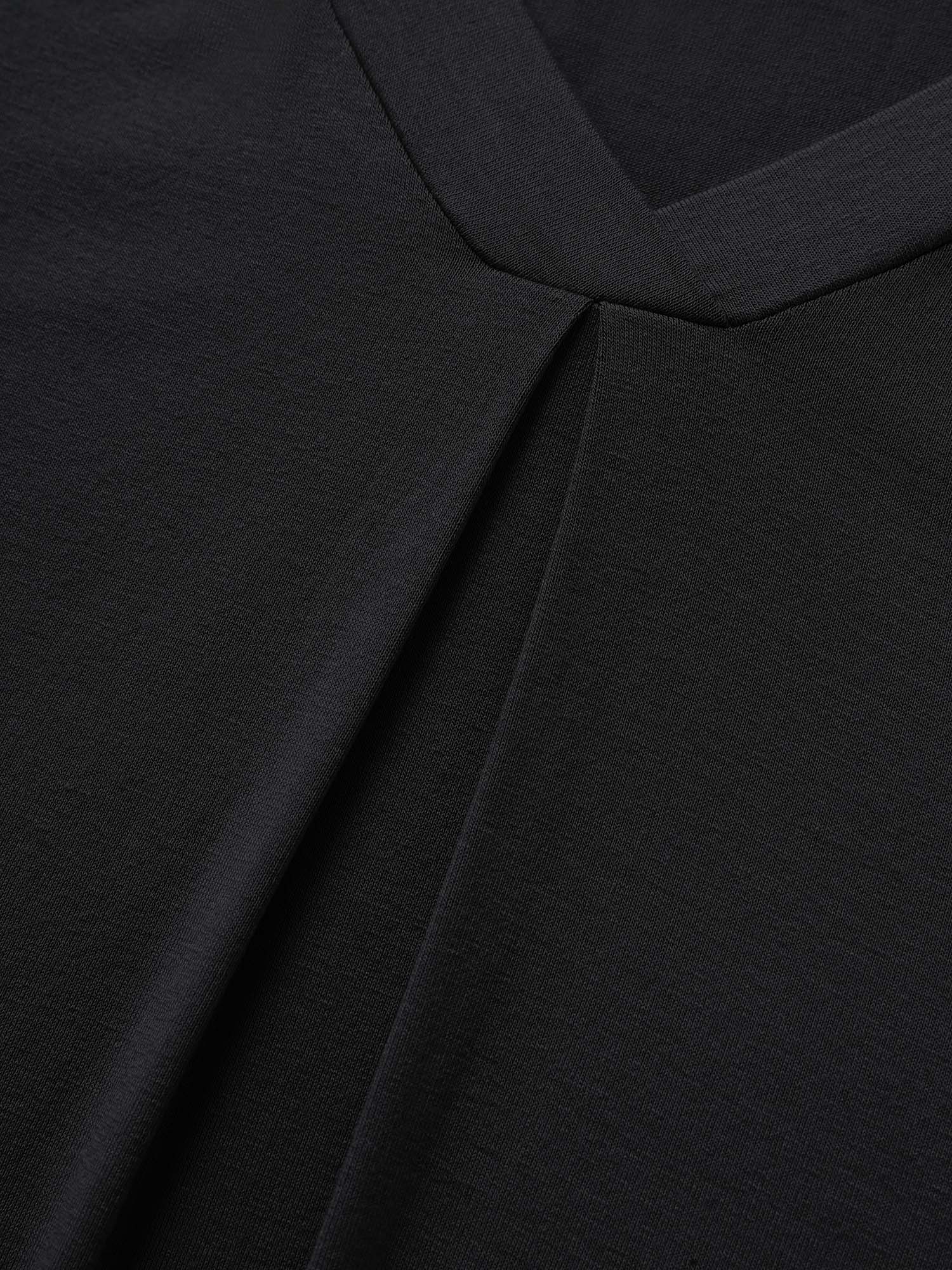 Supersoft Essentials Ruffle Layered Sleeve Pleated T-shirt
