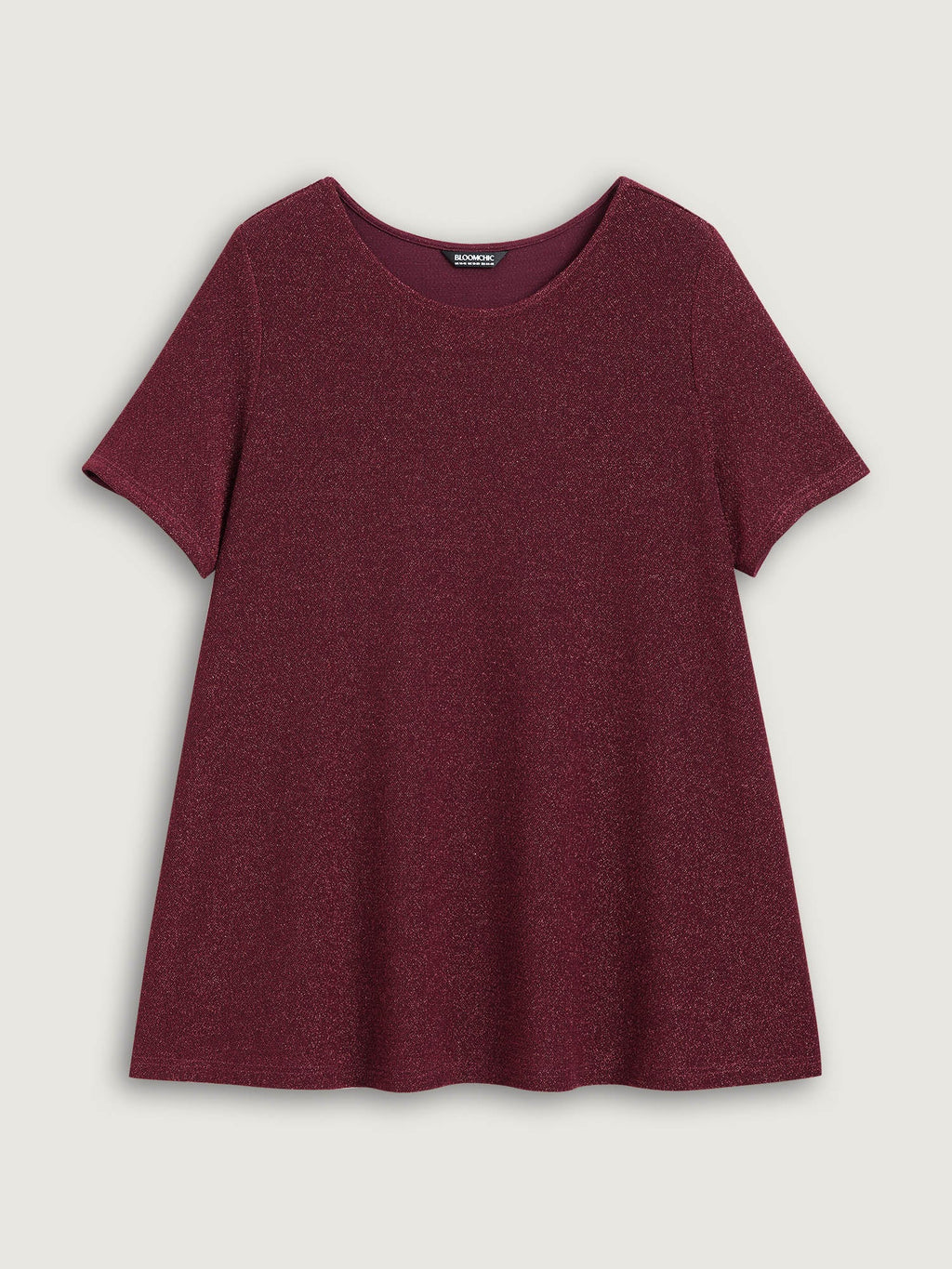 Shimmering Gold & Silver Thread A-Line Tee