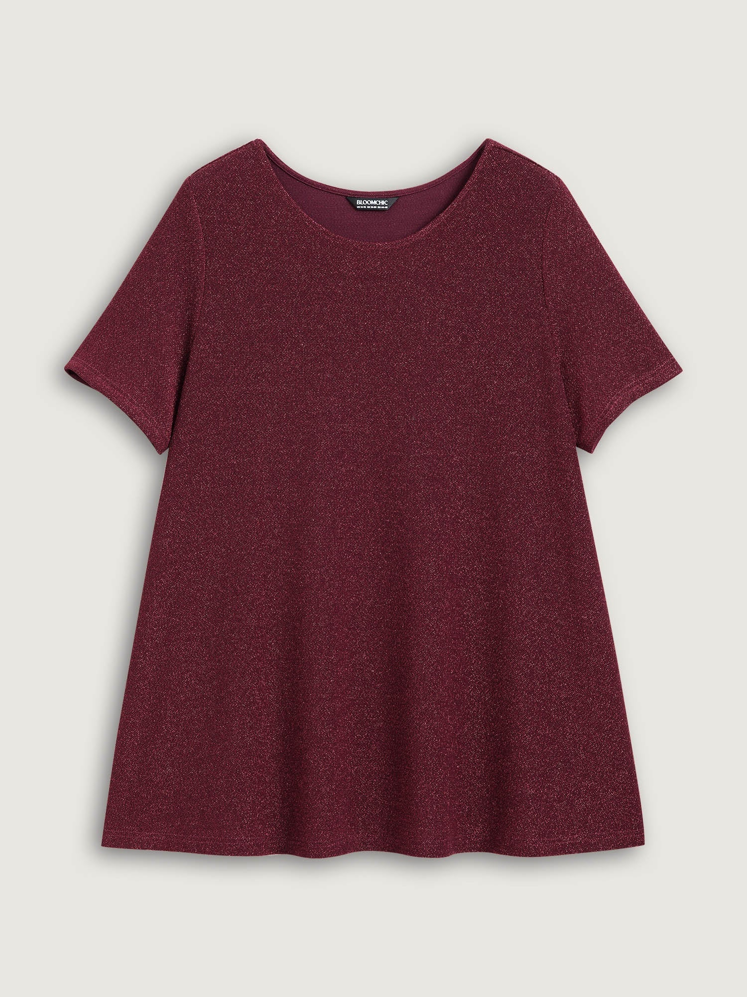 Shimmering Gold & Silver Thread A-Line Tee