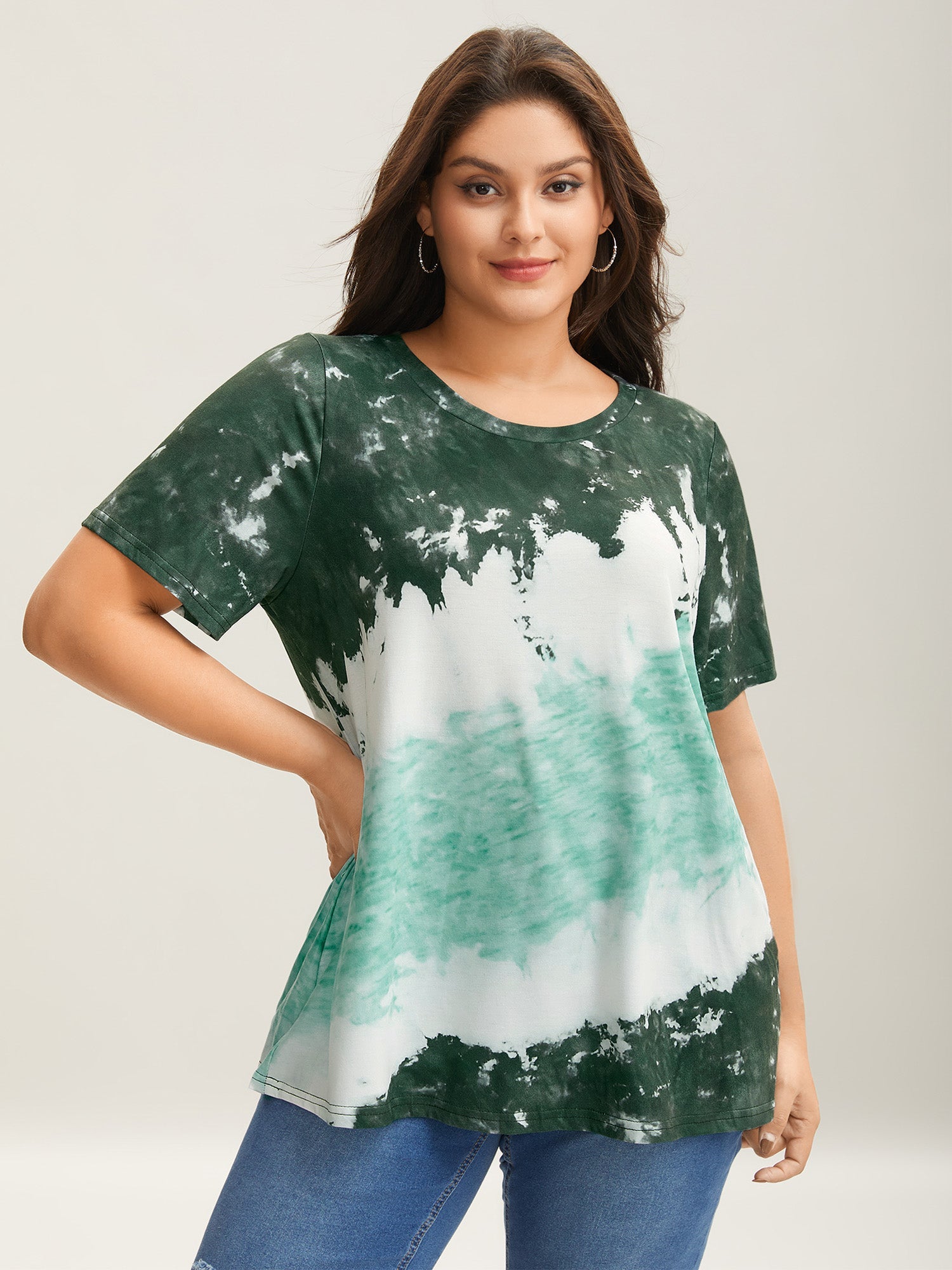Tie Dye Round Neck T-shirt