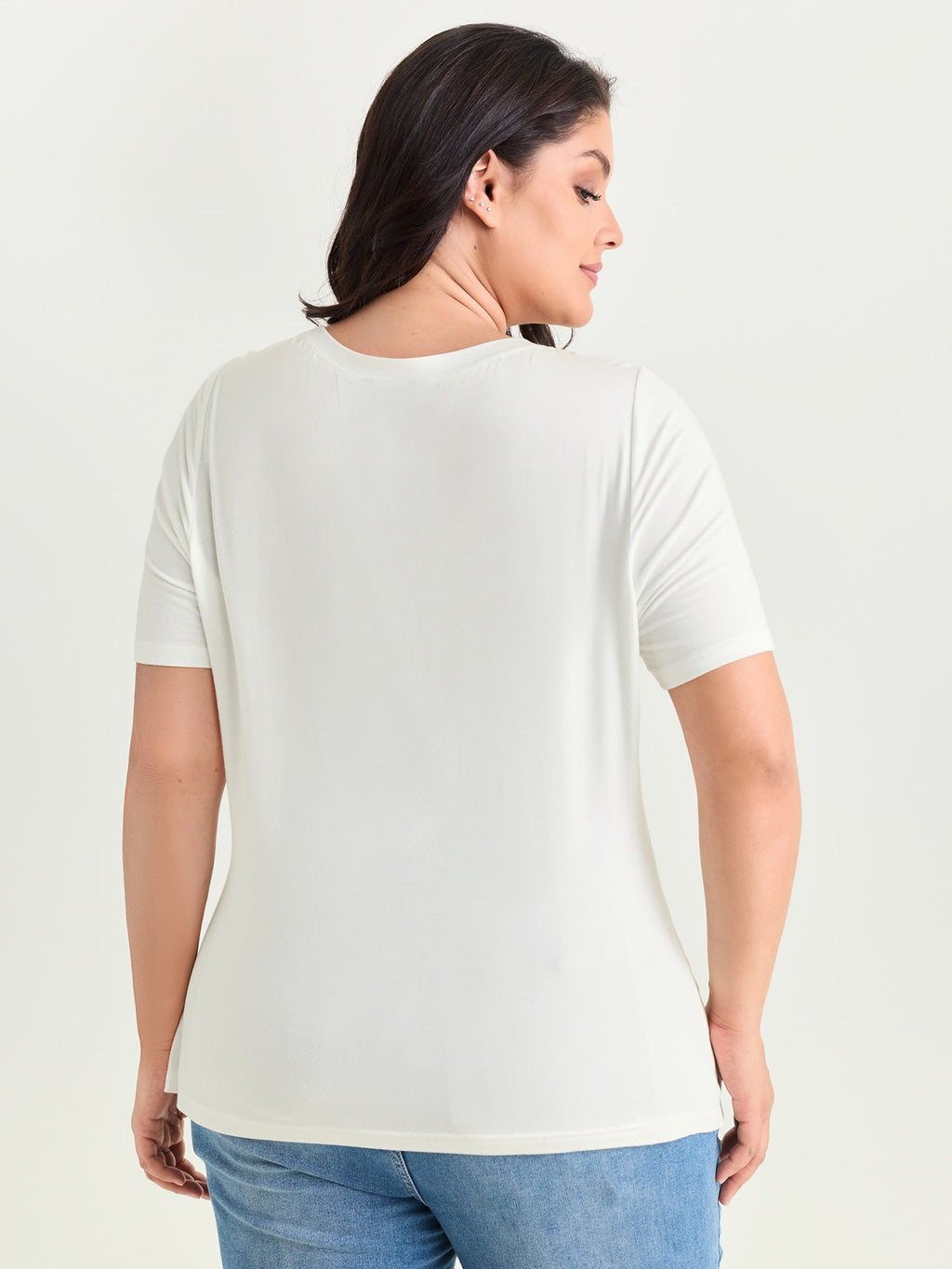 Supersoft Essentials Solid Basic Knit T-shirt