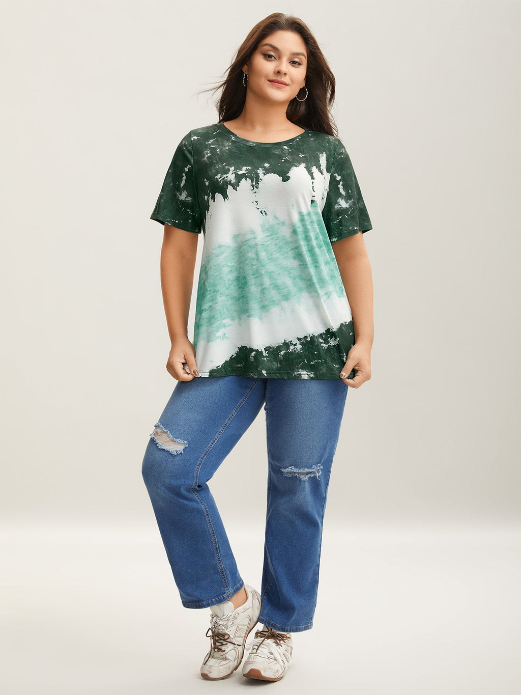 Tie Dye Round Neck T-shirt