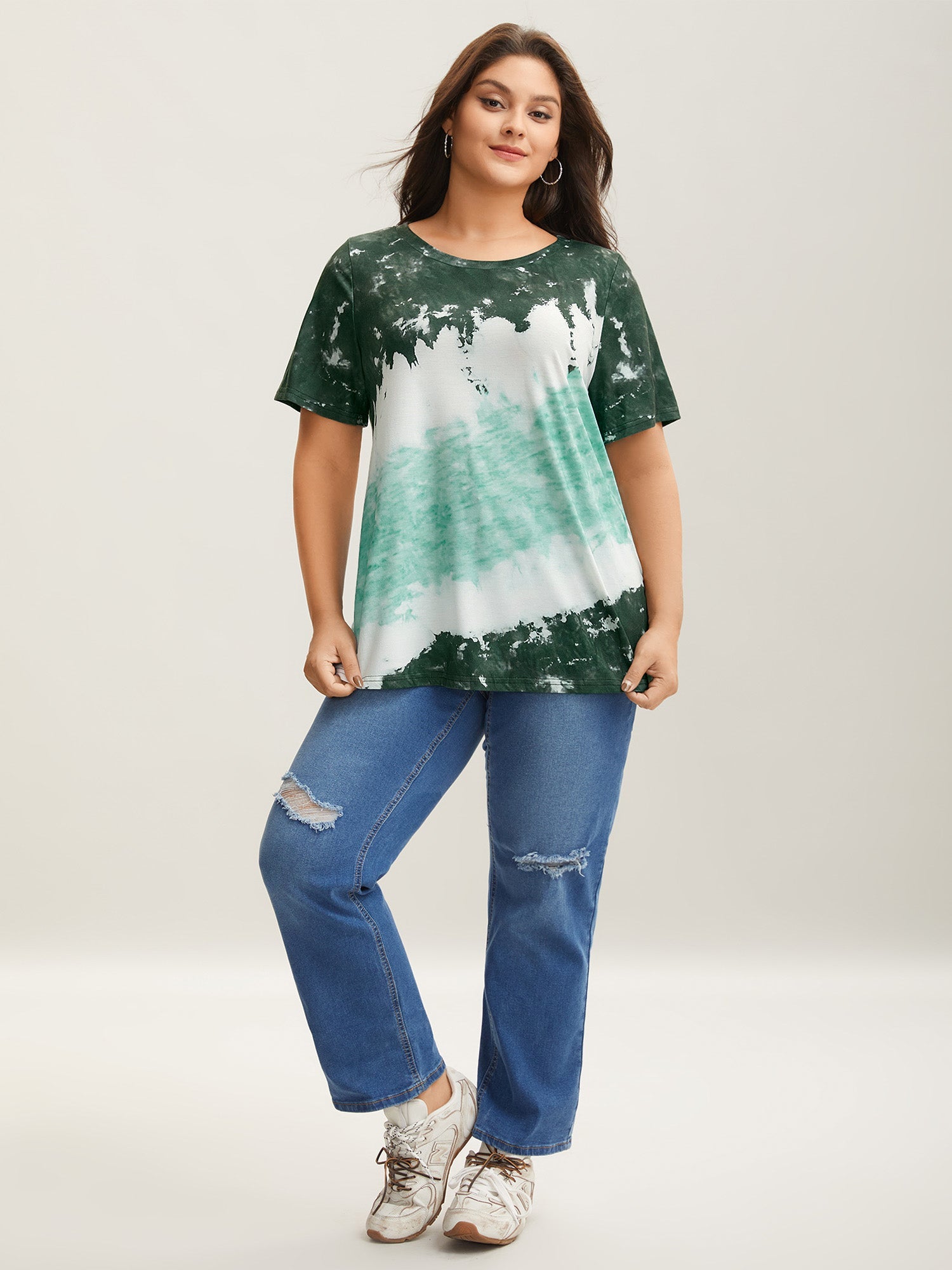 Tie Dye Round Neck T-shirt