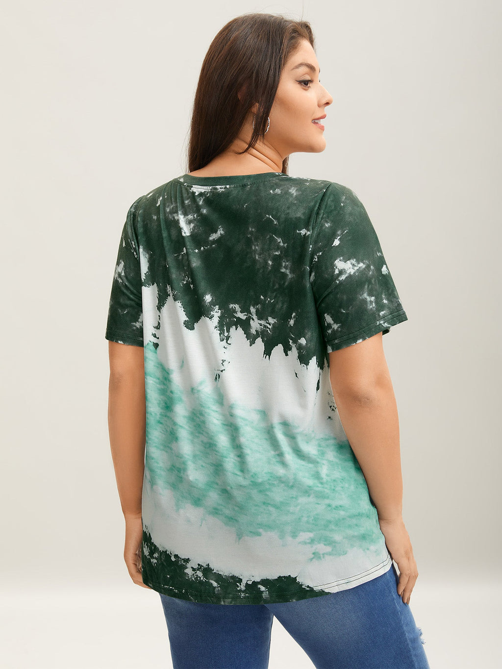 Tie Dye Round Neck T-shirt