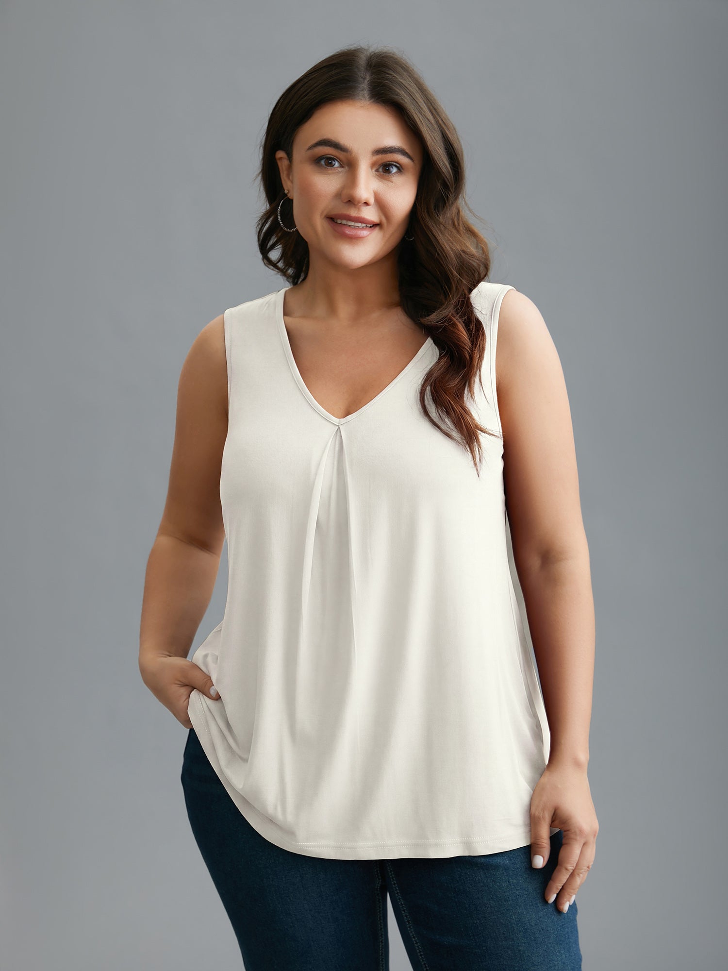 Supersoft Essentials V-Neck Tank Top